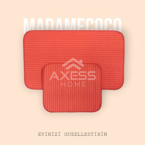 axesso Madame coco 2'li Banyo Paspas Seti 50 x 80 cm